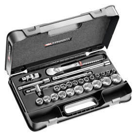 Coffret douil 1/2' 6p mm sl.161 26pc - FACOM SL.161-4P6