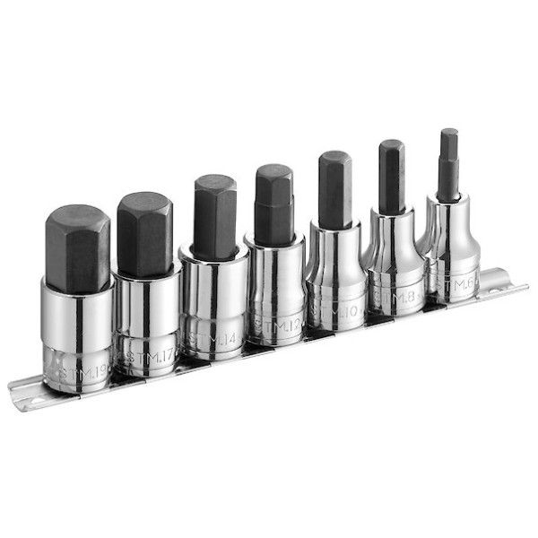 Jeu de 7 douil-tournevis 6p en rack - FACOM ST.40