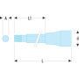 Douil-tournevis 1/2' long xzn m8 - FACOM SV.8LB
