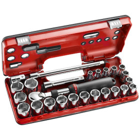 Coffret cliquet extensible 1/2 25pcs - FACOM SXL.DBOX2