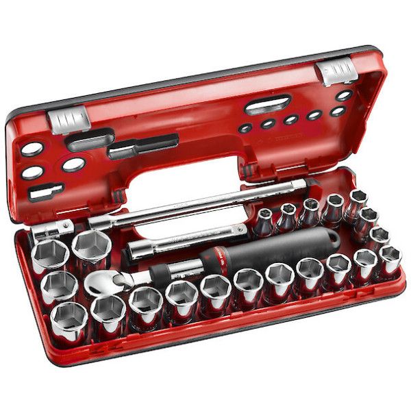Coffret cliquet extensible 1/2 25pcs - FACOM SXL.DBOX2