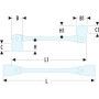 Cle a douilles articulees - FACOM 66A.8X9