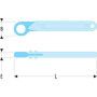 Cle a tuyauter a cliquet 24mm - FACOM 70A.24