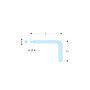 Cle male coudee isolee 4 mm - FACOM 83.4AVSE