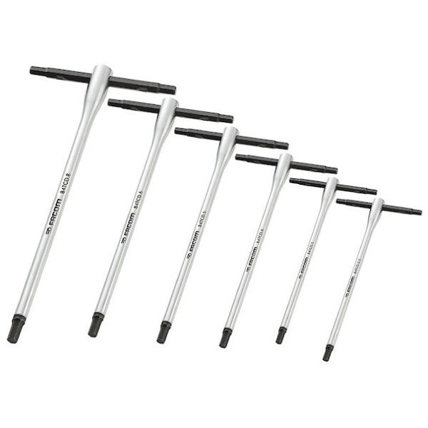 Jeu de 6 cles male en t - FACOM 84TCD.J6