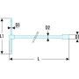 Cle a douille en t 13mm - FACOM 98B.13