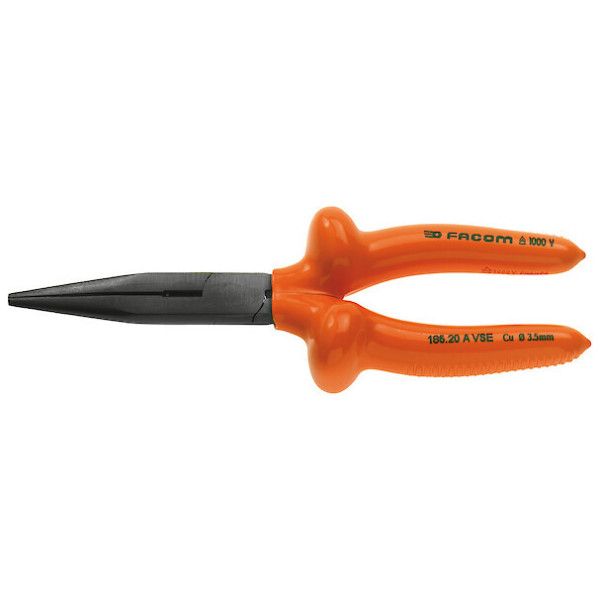 Pince becs mi-ronds longs isol - FACOM 185.20AVSE