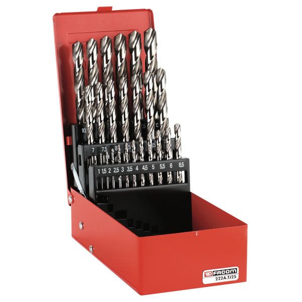 Jeu 19 forets tailles 1-10 mm - FACOM 222A.TJ19