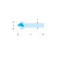 Fraise  a noyer 90 deg -10,4mm - FACOM 229.TT2