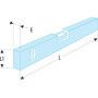 Niveau tubulaire magnet 40 cm - FACOM 309BM.40