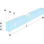 Niveau profile magnetiq 60 cm - FACOM 311B.60