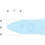 Pince coupe axiale puiss. mt - FACOM 405.12MT