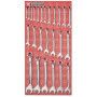 Jeu de 25 cles mixtes std - FACOM 440.P25M