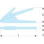 Pince pour colliers plastiques - FACOM 455B