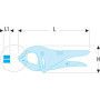 Sls pince-etau becs longs 501 - FACOM 501ASLS