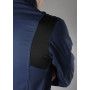 Veste de travail bleu nuit avec boutons dissimulés BP