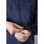 Veste de travail bleu nuit avec boutons dissimulés BP