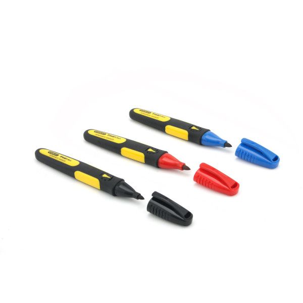 Marqueurs pointe fine - 3 couleurs - carte de 3 pièces - Fatmax - STANLEY FATMAX 0-47-322