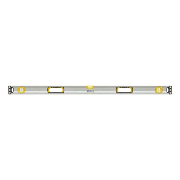 Niveau Magnétique STANLEY FATMAX 120cm - Aluminium, 3 Fioles, Semelle Aimantée