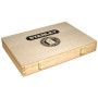 Ciseaux à bois manche bois - coffret de 5 pièces - STANLEY 2-16-217
