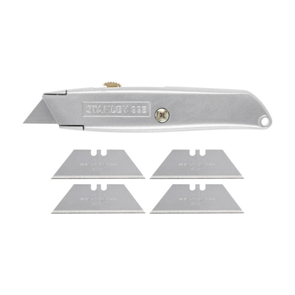 Couteau de sécurité bi-matière à lame encastrée remplaçable - Fatmax -  STANLEY FATMAX FMHT10373-0