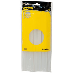 Bâton de colle multi-usages diamètre 11,5 mm, longueur 250 mm - lot de 24 pièces - STANLEY STHT1-70432