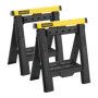 Tréteaux pliables télescopiques - lot de 2 pièces - STANLEY STST1-70559