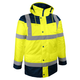 Parka haute visibilité jaune et bleu Palerme