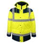 Parka haute visibilité jaune et bleu Palerme