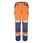 Pantalon silvertech orange fluo et bleu marine Escorial