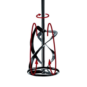 Malaxeur 135 mm, 590 mm, 25-40 kg, Malaxeur, SW 13 mm, pour mandrin 16 mm
