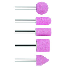 Meules sur tige, forme cylindrique, mi-dure 6 mm, 60, 25 mm, 20 mm, Meule sur tige, Forme cylindrique, mi-dure