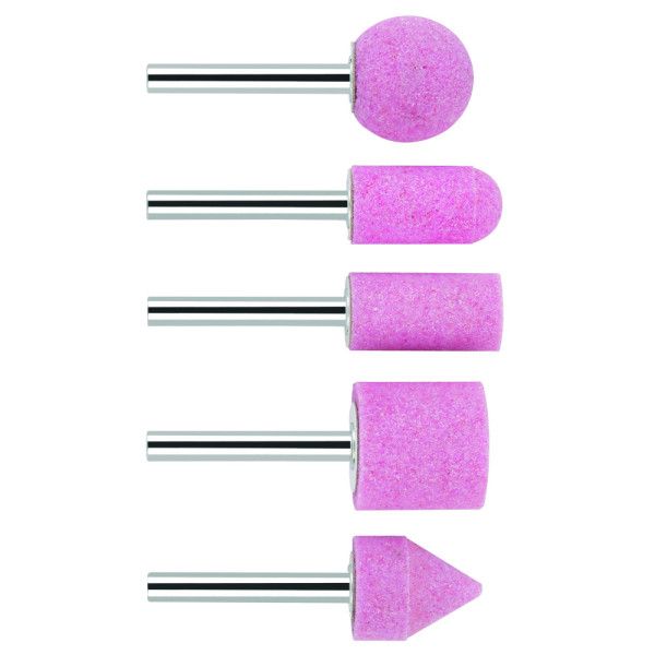 Meules sur tige, forme cylindrique, mi-dure 6 mm, 60, 25 mm, 20 mm, Meule sur tige, Forme cylindrique, mi-dure