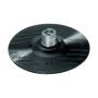 Plateau de ponçage caoutchouc à système auto-agrippant pour meuleuses angulaires, 125 mm D 125 mm