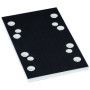 Plateau de ponçage pour GSS 182 x 92 mm, Plateau de ponçage avec système auto-agrippant