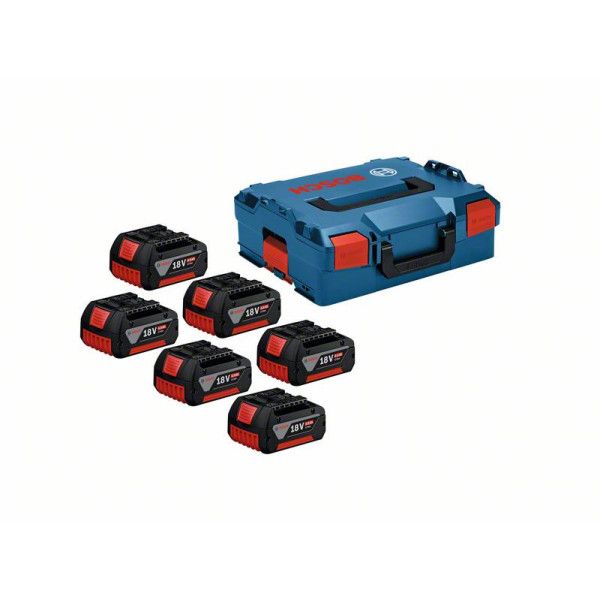 BATTERIE 6xGBA 18V 4,0Ah L-boxx