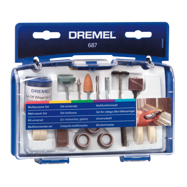 Dremel 687 Jeu de travaux généraux 52 accessoires Dremel