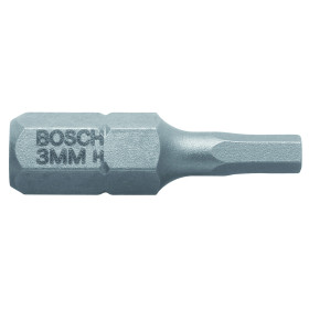 Embout de vissage qualité extra-dure HEX 2, 25 mm, Entraînement ISO 1173 C6.3, queue six-pans mâle 1/4"