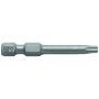 Embout de vissage qualité extra-dure T15, 49 mm, Entraînement ISO 1173 E6.3, queue six-pans mâle 1/4"