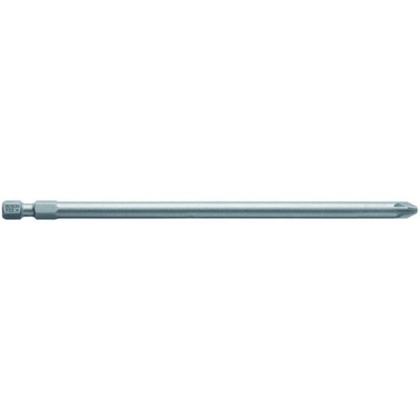 Embout de vissage qualité extra-dure PZ 2, 152 mm, Entraînement ISO 1173 E6.3, queue six-pans mâle 1/4"