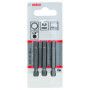 Embout de vissage qualité extra-dure HEX 6, 49 mm, Entraînement ISO 1173 E6.3, queue six-pans mâle 1/4"