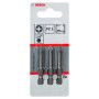 Embout de vissage qualité extra-dure PZ 1, 49 mm, Entraînement ISO 1173 C6.3, queue six pans mâle 1/4"