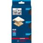 Eponge de ponçage en mousse Expert Combi S470 69 x 97 x 26 mm, M, F, SF 3 pces
