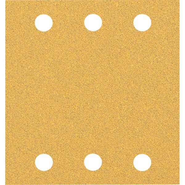 Feuille abrasive Expert C470 pour ponceuses excentriques 115 x 107 mm, G 60 10 pces