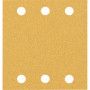 Feuille abrasive Expert C470 pour ponceuses excentriques 115 x 107 mm, G 60 10 pces