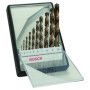 10 FORETS METAL HSS-CO 135° ROBUSTL