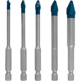 Coffret de forets Expert HardCeramic HEX-9 4/5/6/8/10 mm 5 pièces