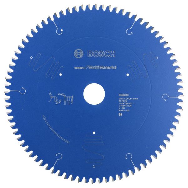 Lame de scie circulaire Expert for Multi Material 254 x 30 x 2,4 mm, 80