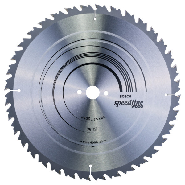 Lame de scie circulaire Speedline Wood 400 x 30 x 3,5 mm, 36