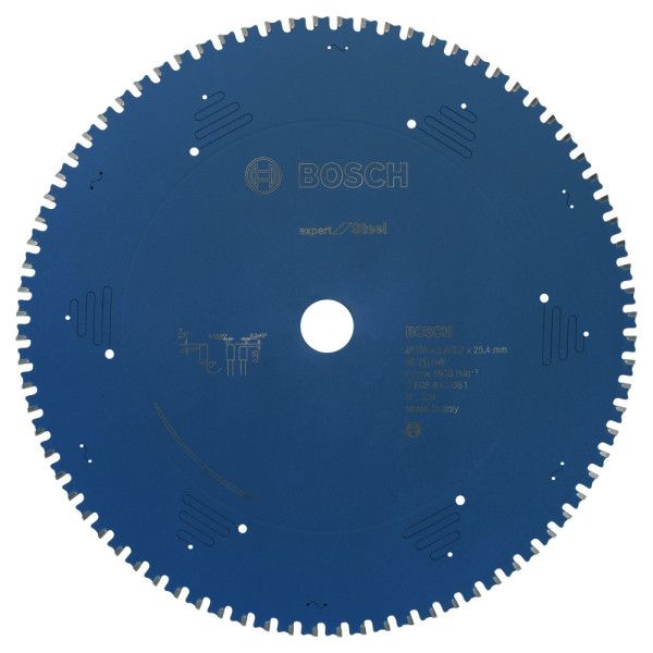 Lame de scie circulaire Expert for Steel 305 x 25,4 x 2,6 mm, 80
